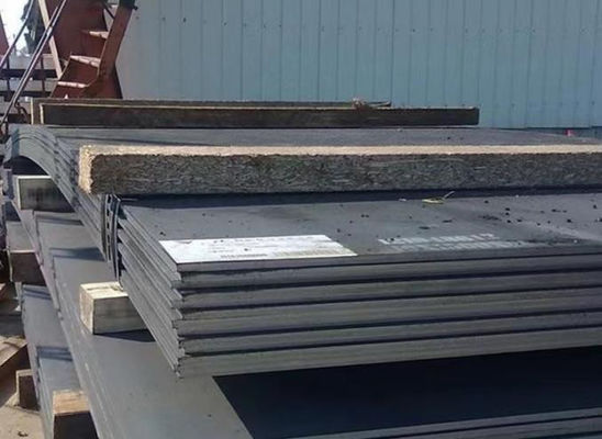 S235JR Hot Rolled Carbon Steel Plate Pickling Sand Blasting