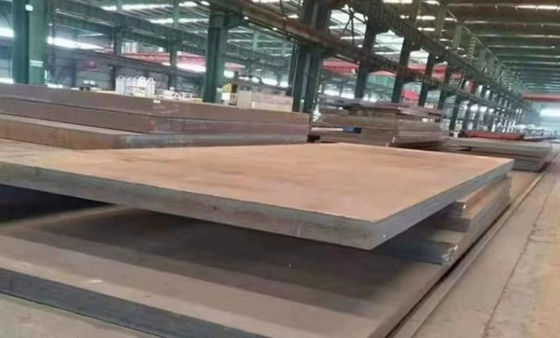 S235JR Hot Rolled Carbon Steel Plate Pickling Sand Blasting