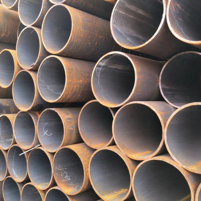 Black Varnished Carbon Steel Piping Seamless/Welded For Various Applications ISO9001 Certified