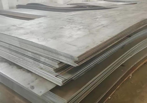 S235JR Hot Rolled Carbon Steel Plate Pickling Sand Blasting